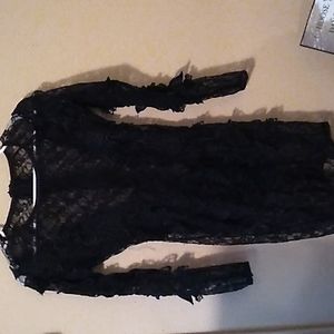 Black cocktail dress size Large